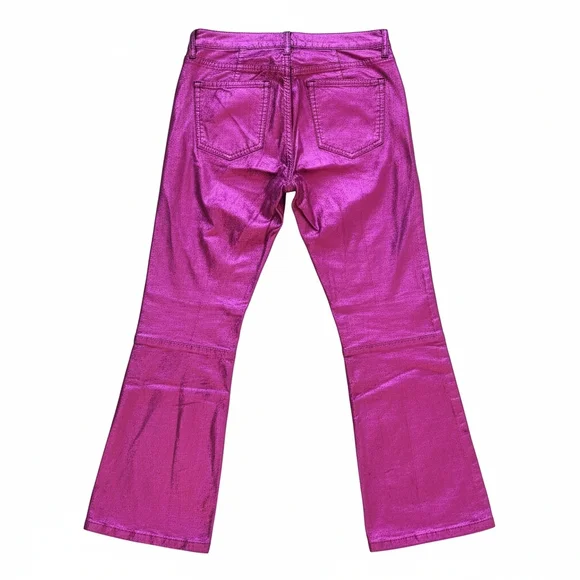 Free People Cropped Velvet Pants Size 28 - Picture 8 of 10